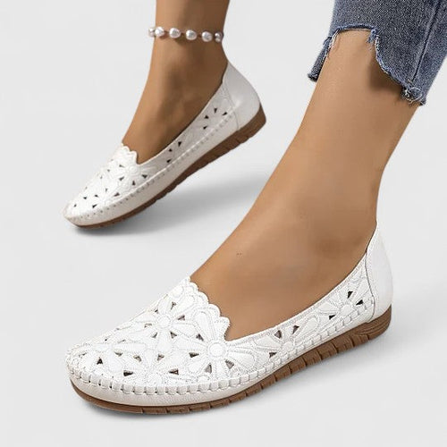 Greta | Atmungsaktive und bequeme Damen Slip on Flats