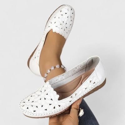 Greta | Atmungsaktive und bequeme Damen Slip on Flats