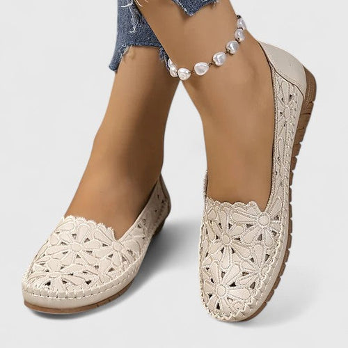 Greta | Atmungsaktive und bequeme Damen Slip on Flats