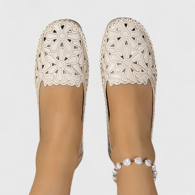 Greta | Atmungsaktive und bequeme Damen Slip on Flats