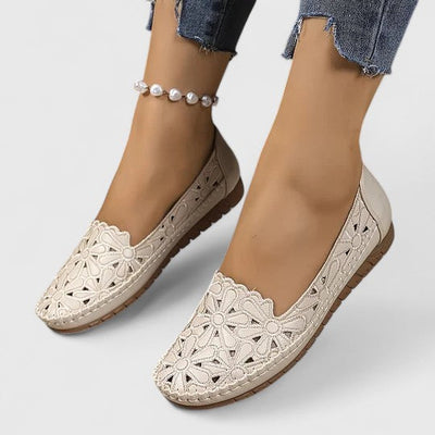 Greta | Atmungsaktive und bequeme Damen Slip on Flats