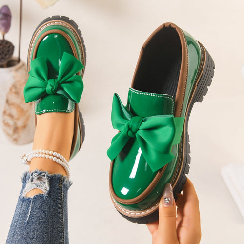 Julia | Stil und Komfort Glänzende Damen Loafer