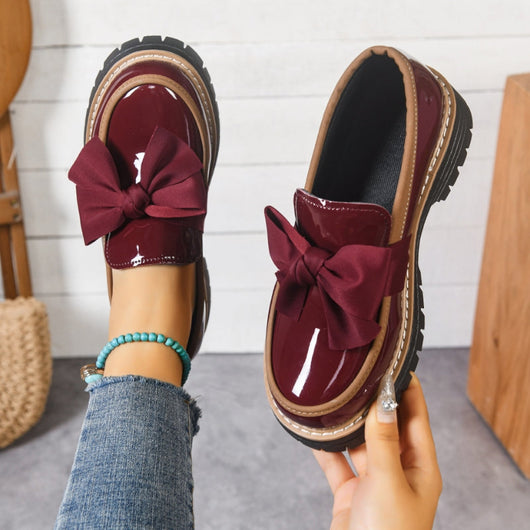 Julia | Stil und Komfort Glänzende Damen Loafer