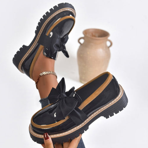 Julia | Stil und Komfort Glänzende Damen Loafer