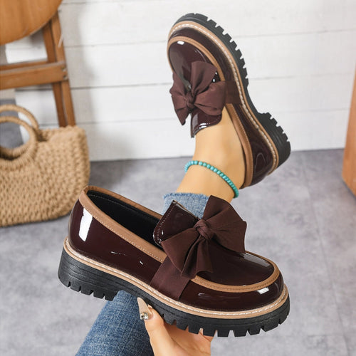 Julia | Stil und Komfort Glänzende Damen Loafer