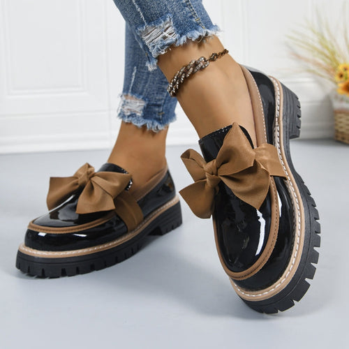 Julia | Stil und Komfort Glänzende Damen Loafer