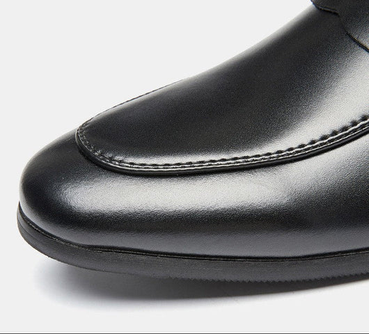 Matteo | Brünierte Pennyloafer für Herren