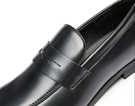 Matteo | Brünierte Pennyloafer für Herren