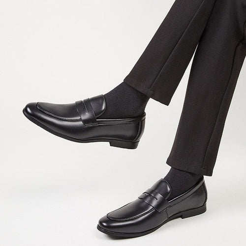 Matteo | Brünierte Pennyloafer für Herren