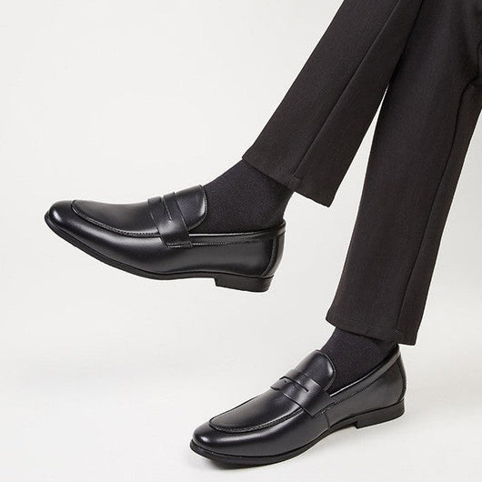 Matteo | Brünierte Pennyloafer für Herren