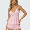 Elinora | Zartes Spitzen Camisole und Shorts Set