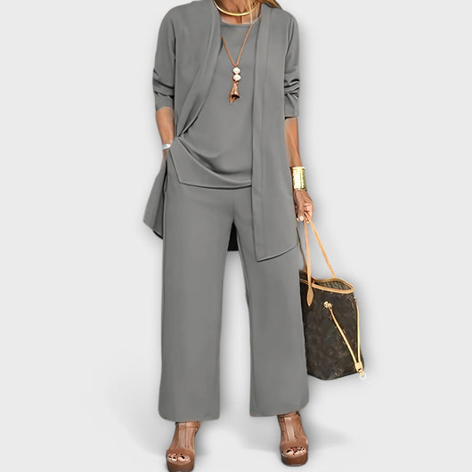 Sophia | Elegantes und komfortables dreiteiliges Loungewear Set