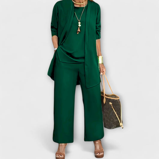 Sophia | Elegantes und komfortables dreiteiliges Loungewear Set