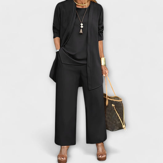 Sophia | Elegantes und komfortables dreiteiliges Loungewear Set