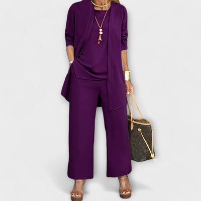 Sophia | Elegantes und komfortables dreiteiliges Loungewear Set