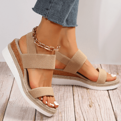 Jessika | Bequeme und stilvolle sportliche Plateausandalen