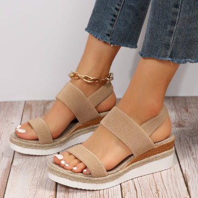 Jessika | Bequeme und stilvolle sportliche Plateausandalen