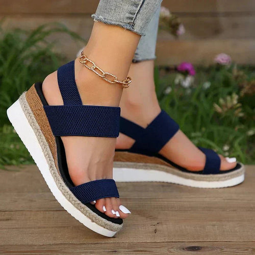 Jessika | Bequeme und stilvolle sportliche Plateausandalen
