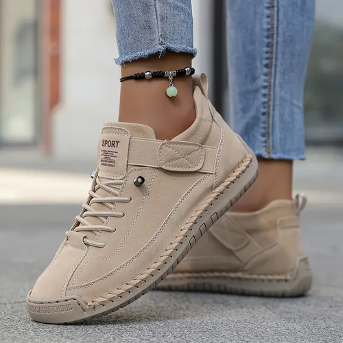 Lina | Moderne und bequeme orthopädische Leder Sneaker