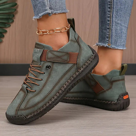Lina | Moderne und bequeme orthopädische Leder Sneaker