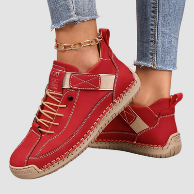 Lina | Moderne und bequeme orthopädische Leder Sneaker