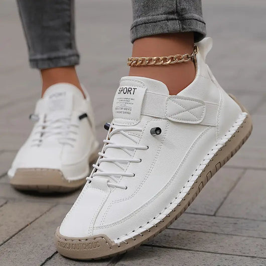 Lina | Moderne und bequeme orthopädische Leder Sneaker