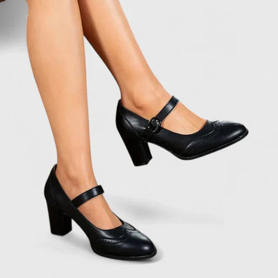 Isabella | Klassische Mary Jane Heels mit Blockabsatz
