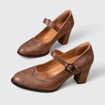 Isabella | Klassische Mary Jane Heels mit Blockabsatz