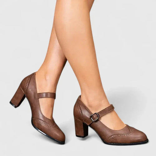 Isabella | Klassische Mary Jane Heels mit Blockabsatz