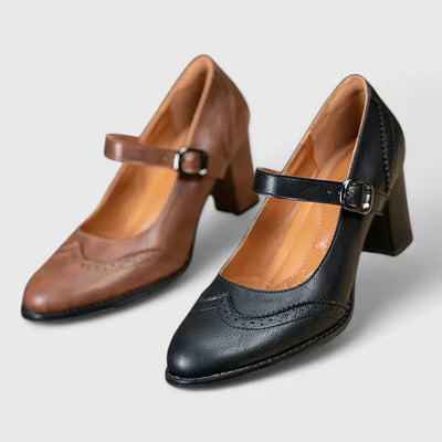 Isabella | Klassische Mary Jane Heels mit Blockabsatz
