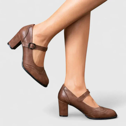 Isabella | Klassische Mary Jane Heels mit Blockabsatz