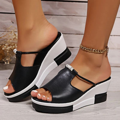 Clara | Bequeme Sommer Plateausandalen