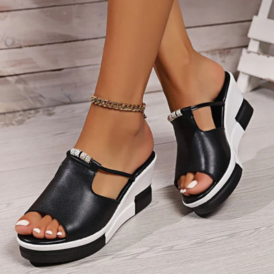 Clara | Bequeme Sommer Plateausandalen