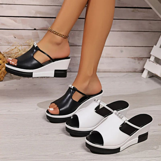 Clara | Bequeme Sommer Plateausandalen