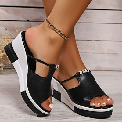 Clara | Bequeme Sommer Plateausandalen