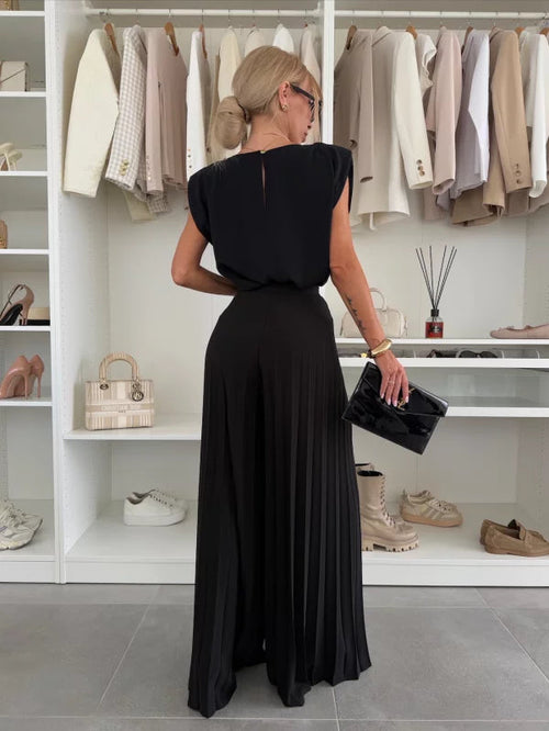 Aurelia | Elegantes und leichtes, ärmelloses Twinset