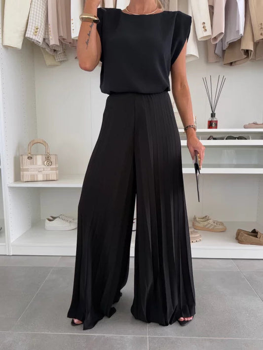 Aurelia | Elegantes und leichtes, ärmelloses Twinset