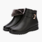 Gefütterte Stiefeletten mit Schnalle