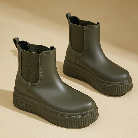 Mila | Stilvolle und Wasserdichte Chelsea Plateau Stiefel