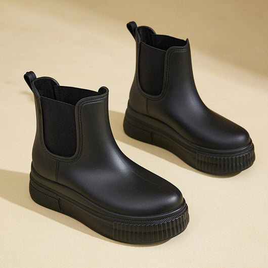 Mila | Stilvolle und Wasserdichte Chelsea Plateau Stiefel