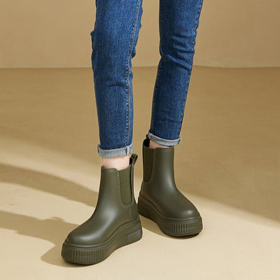 Mila | Stilvolle und Wasserdichte Chelsea Plateau Stiefel
