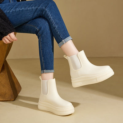 Mila | Stilvolle und Wasserdichte Chelsea Plateau Stiefel