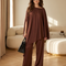 Mina | Bequemes, locker fallendes Tunika Kleid Set