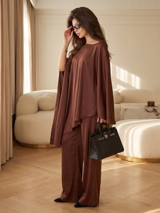 Mina | Bequemes, locker fallendes Tunika Kleid Set