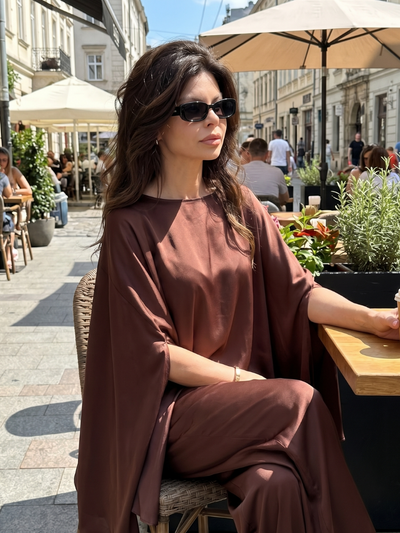 Mina | Bequemes, locker fallendes Tunika Kleid Set