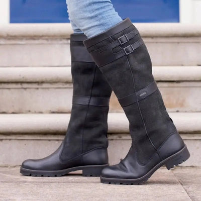 Valentina | Elegante und Wasserdichte Kniehohe Lederstiefel