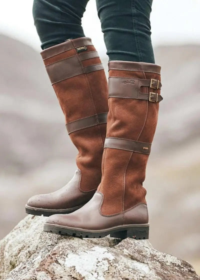 Valentina | Elegante und Wasserdichte Kniehohe Lederstiefel