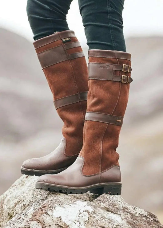 Valentina | Elegante und Wasserdichte Kniehohe Lederstiefel