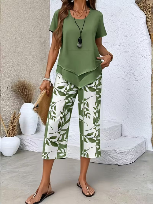 Flora | Bequemes und stilvolles zweiteiliges Set