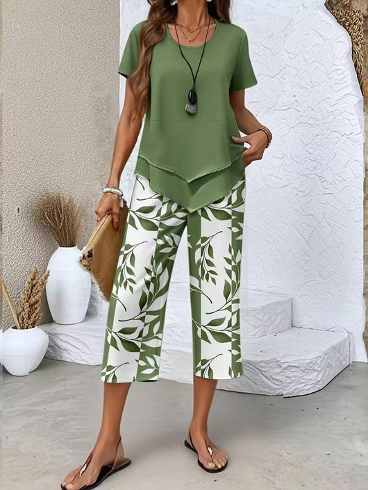 Flora | Bequemes und stilvolles zweiteiliges Set